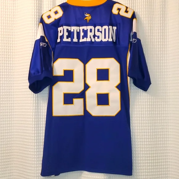 NWOT Official NFL Minnesota Vikings Jersey #28 Adrian Peterson - Picture 2 of 8